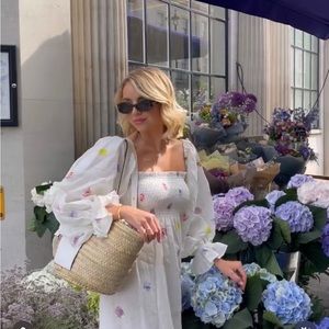 NWOT Sleeper Atlanta Dress in Pansies